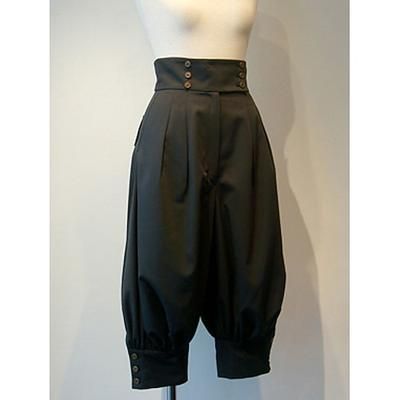 Medievale 17° secolo Pantaloni Mascherata Pirata Straniero Tinta unica Costume Per donna Celtico Costumi da pirata Mascherata Casual Quotidiano Adulti Pantaloni