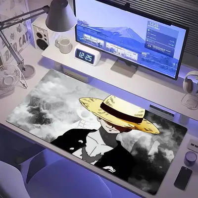 Tapis de souris Anime Manga One Piece Robin Luffy Zoro Sanji Nami Law, tapis de clavier d'ordinateur, accessoires de jeu, tapis de bureau XXL