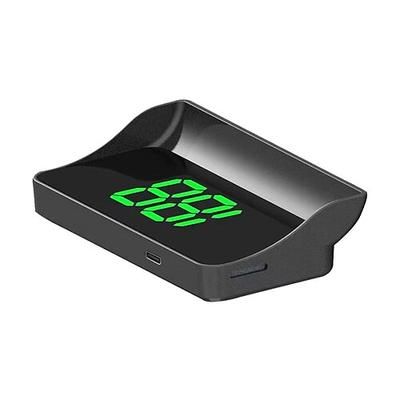 Display head-up GPS universale per tutte le auto, tachimetro digitale con doppio chip Beidou, proiettore di velocità sul parabrezza con parasole Caratteri grandi, interruttore mph/kmh, spina USB