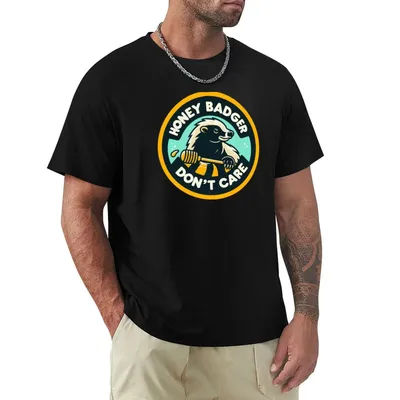 Honey Badger Don't Care T-Shirt Haut de sport anti-transpiration