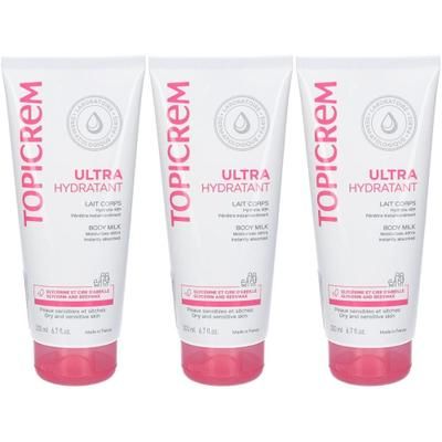 Topicrem Latte Corpo Ultra Idratante 200 ml 3x200