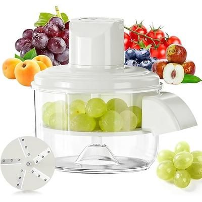 Pelapatate automatico, utensile elettrico da cucina senza contatto per pelare l'uva Inoltre, pratico gadget per la preparazione rapida con ciotola di raccolta.