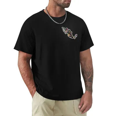 T-shirt texturé mexicain, coupe athlétique, haut de sport à manches courtes