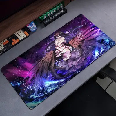 Overlord Mouse Mats Mousepad Large Anime Gaming Accessories Mause Pad Kawaii Carpet Cabinet Keyboard Deskmat коврик для мыши