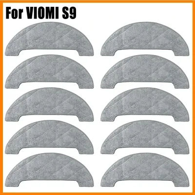 New Washable Mop For VIOMI S9 Sweeping Robot Vacuum Cleaner Spare Parts Replaceable Microfiber Pads Mop Cloth Rag Accessories
