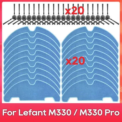 Fit For ( Lefant M330 / M330 Pro ) Side Brush Mop Cloths Parts Accessories Robot Vacuum Cleaner Kits