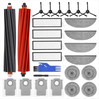 A03V For Roborock S8 Maxv Ultra Dust Bags Robot Vacuum Cleaner Main Side Brush Hepa Filter Mop Cloth Replacement Parts
