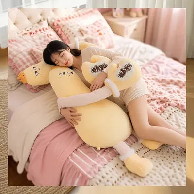 Hot Sale Okya Mango King Plush Pillow Soft Squishy Hugging Doll Soothing Stuffed Toy Birthday Gift For Girlfriend