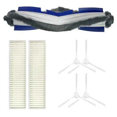 1 Set Roller Brush Side Brush Filter Kit For Rowenta ZR740003 Tefal Explorer 60 Series Sweeping Robot Vacuum Cleaner