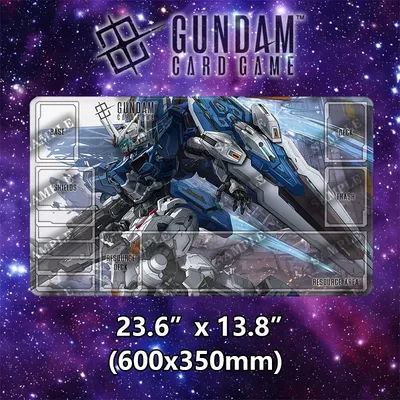 Tapis de jeu de cartes GUNDAM, tapis antidérapant pour jeux de société, grand tapis de table pour cartes TCG, tapis de souris Anime, tapis de bureau, accessoire pour tapis de souris