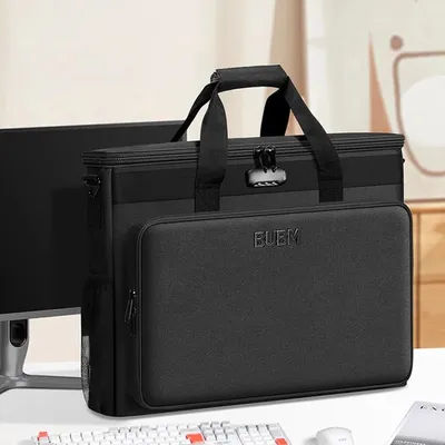 Étui de Transport pour moniteur d'ordinateur, housse de protection antichoc pour écran de 25/32 pouces avec sacs pour clavier, sac de Transport Portable pour PC