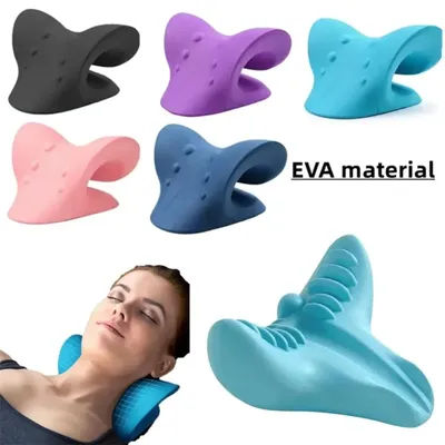 Relaxant et correcteur pour le cou et les épaules, masseur de vertèbres, oreiller nuage, étireur cervical, soulagement des points d'acupression, traction pour la douleur