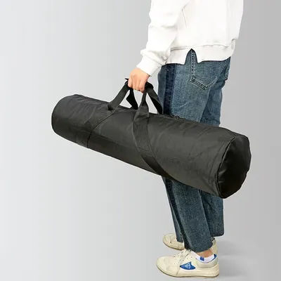 Sac de transport pour trépied 80cm/90cm/100cm/120cm, noir, diamètre: 18cm, support d'éclairage, support de micro, support de haut-parleurs en nylon