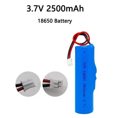 1-10 pièces 3.7V 18650 2500mah batterie au Lithium Rechargeable lumière LED haut-parleur Bluetooth, rasoirs, tondeuses à cheveux Batera PH2.0-2P prise