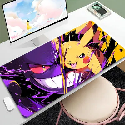 P-pikachues Anime tapis de souris jeu Cool tapis de jeu ordinateur portable bureau tapis de Table doux mignon tapis de souris Kawaii clavier tapis pour fille cadeau