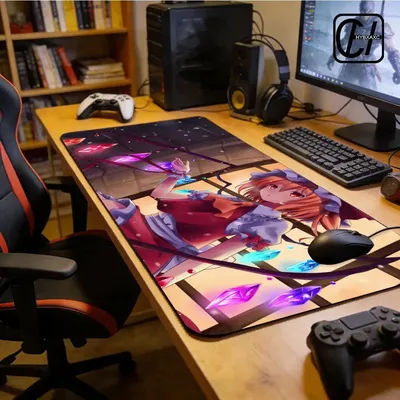 Touhou Project – tapis de souris pour jeu vidéo, Xxl, 900x400, tapis de bureau, tapis de jeu, pour tables d'ordinateur, tapis de bureau