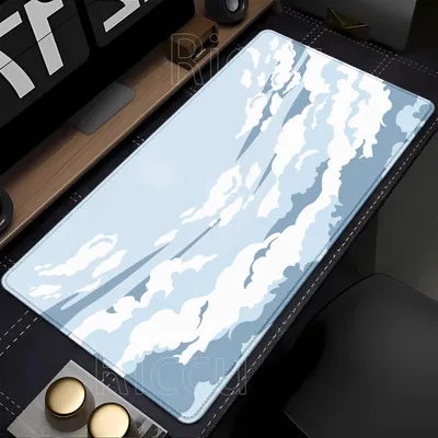 Grand tapis de souris nuage Gamer clavier tapis paysage Pc HD impression tapis de souris en caoutchouc naturel 400x900mm accessoires de bureaux tapis de bureau