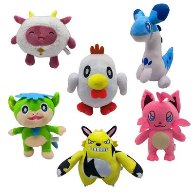 20-26cm Palworld Game Peripheral Plush Toy Cattiva Kawaii Throw Pillow Desktop Ornament Birthday Gift