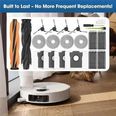 DT25 For Dreame X50 Ultra Complete/L50 Pro Ultra 21-Piece Replacement Parts Kit for Robot Vacuum Cleaner Accessories