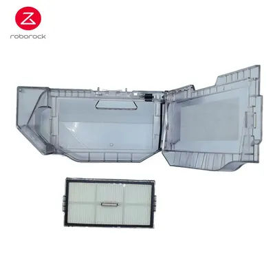 Oridinal Dustbin with Filter for Roborock Q Revo Curv 2 Pro Robot Vacuum Cleaner Qrevo CurvX Dust Box Accessories