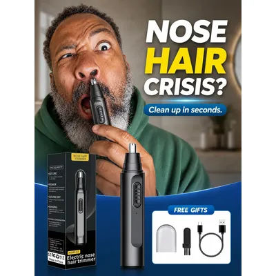 Tondeuse électrique rechargeable pour poils du nez, oreilles et zones localisées, rasoir pour poils du nez, tondeuse pour poils des oreilles, tondeuse pour poils localisés, rasoir pour poils localisés Livraison gratuite