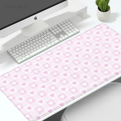 Tapis de souris Gamer mignon coeur XL ordinateur maison grand tapis de souris XXL tapis de souris tapis en caoutchouc naturel tapis de souris de bureau tapis de souris
