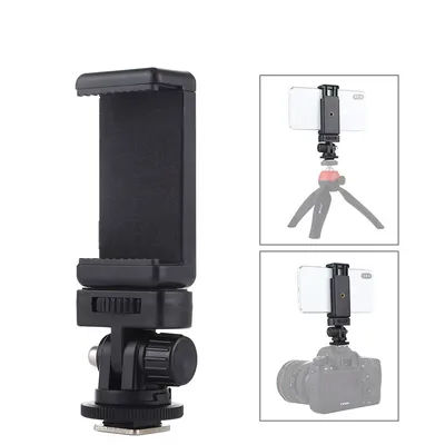 Caméra chaude nouvelle chaussure support pour téléphone moniteur Flexible trépied adaptateur chaussure froide pour iPhone Samsung Canon Nikon Sony DSLR appareil photo