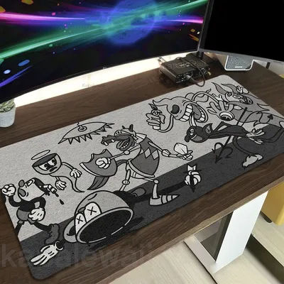 Grand tapis de souris Graffiti de rue, accessoires de jeu, tapis de souris Gamer, vitesse de jeu, clavier, Art, tapis de bureau d'ordinateur, 900x400mm