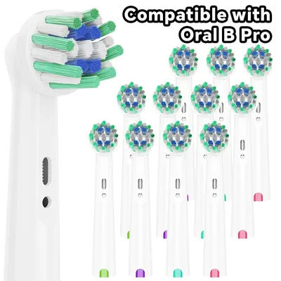 Têtes de brosse Cross Clean compatibles avec la brosse à dents électrique Oral B, tête de brosse à dents de remplacement pour Pro 1000 100 1500