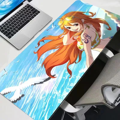 Tapis de souris Kawaii One Piece Anime Durable Nouveau XXL Tapis de bureau pour ordinateur Gamer Accessoires de jeu pour clavier Tapis de souris