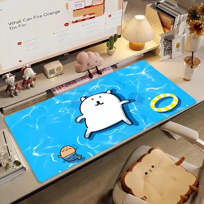 Tapis de souris Cartoon J-Joke B-Bears, tapis d'ordinateur antidérapant en caoutchouc pour gamer, tapis de bureau décoratif pour ordinateur portable, grand format