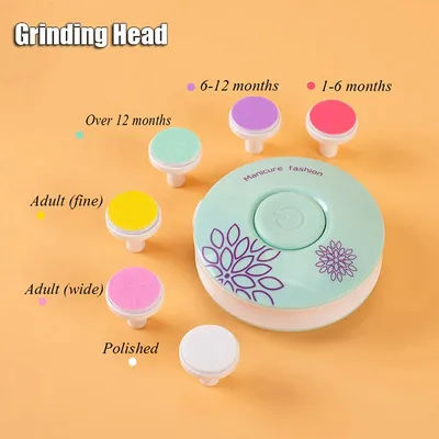 2026 NEW 10Pcs Electric Nail Trimmer Replacement Pads Baby Nail File Grinding Heads For Infant Newborn Toddler Care