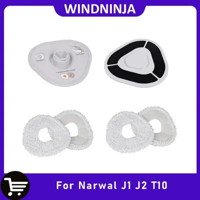 Mop Rag Kit For Narwal T10 J1 J2 Sweeper Mop Cloths Rag Stand Robot Vacuum Cleaner Mop Holder Pads Replacement Accessories