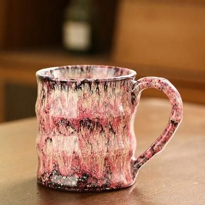 Tazza in ceramica blu cobalto intenso da 473 ml, tazza da caffè blu con smalto reattivo, stoviglie moderne fatte a mano, regalo unico per gli amanti del caffè, ufficio uso domestico
