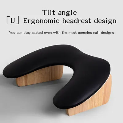 Russian U-shaped Nail Hand Pillow Butterfly Foldable Inclined Surface Minimalist Leather Cushion for Nail Salon Desktop Tools