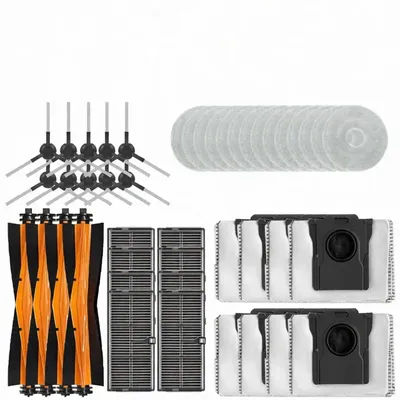 Essential Accessory Kit For Dreame D20 Ultra Robot Vacuum Roller Brush Side Filter Mop Pad Cleaning Liquid Backup Parts