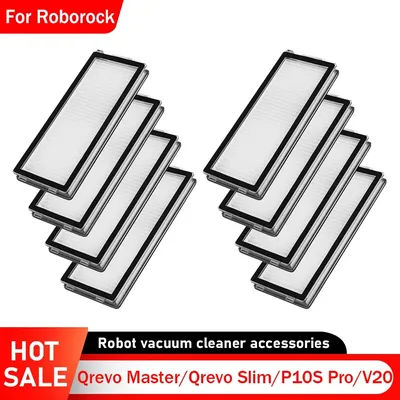 HEPA Filter for Roborock Qrevo Master/Qrevo Slim/P10S Pro/V20 Robot Vacuum Cleaner Part Filter Replacement Accessory Spare Parts