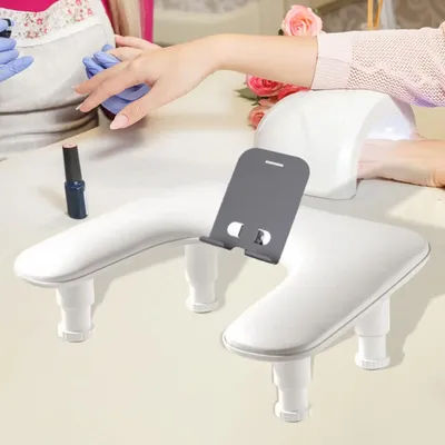 Comfortable Manicure Hand Rest Stable Arm Pillow Stand Space Saving Design for Nail Art Materials and Nail Design Accessories