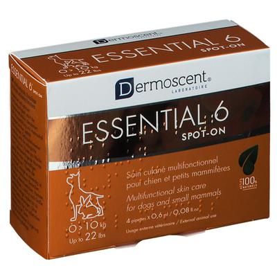 Essential 6® spot-on Hund 0-10kg 4 pz Pipette monodose