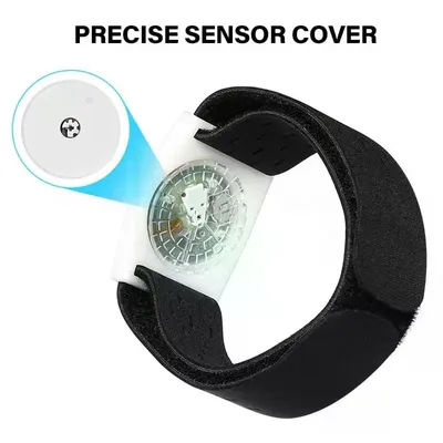 1Pcs Adjustable Soft Breathable Fabric Diabetic Monitor Strap Non Slip Glucose Meter Armband For Home Travel Comfortable Wear