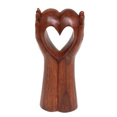 Faithful Heart,'Hand Crafted Romantic Sculpture'