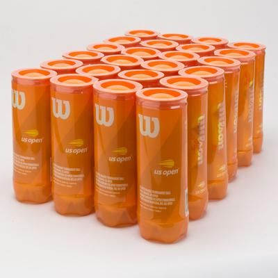 Wilson US Open Tournament Orange Ball 24 Cans Tennis Balls
