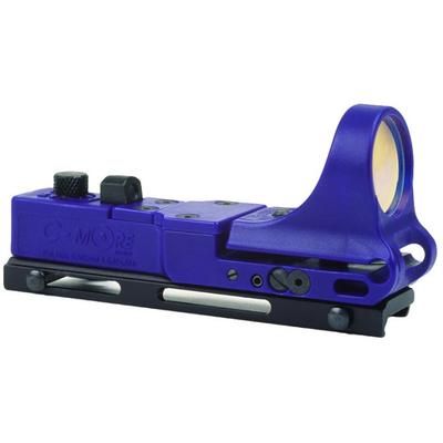 C-MORE Railway Red Dot Sight w/Click Switch Blue 6 MOA CRWBB-6