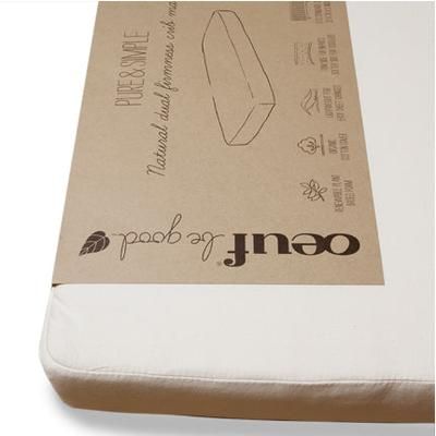 Oeuf Pure & Simple Natural Dual Firm Crib Mattress