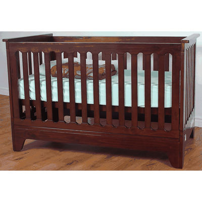 Pali Presto Folding Crib in Mocacchino