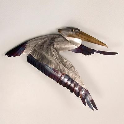 Pelican Flying Wings Down Indoor/Outdoor Wall Art - Frontgate