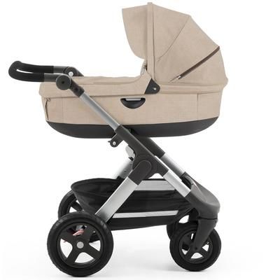 Stokke Trailz Stroller & Carrycot - Beige Melange