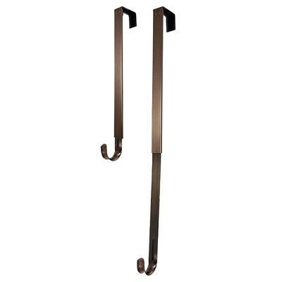 Adjustable Metal Wreath Hanger - Antique Brass - Frontgate - Holiday Storage