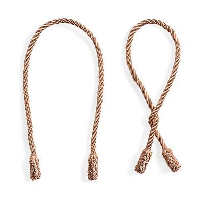 Christmas Decorative Garland Ties, Set Of Six - Gold - Grandin Road