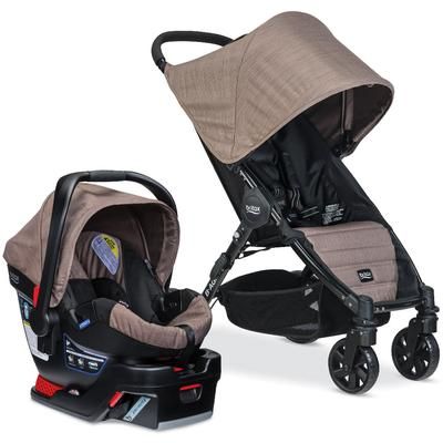Britax B-Agile 4 & B-Safe 35 Travel System - Fossil Brown
